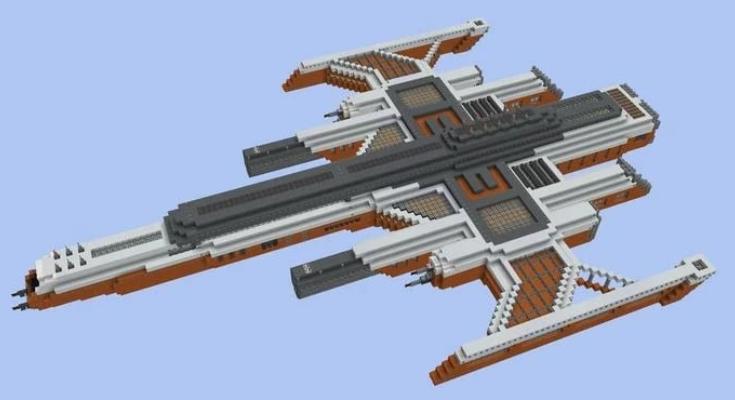 Spaceship Minecraft Building