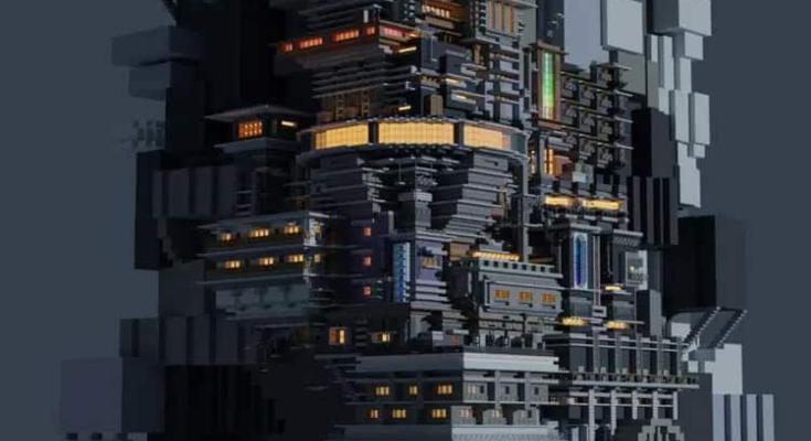 cyberpunk scrapper build minecraft buildings